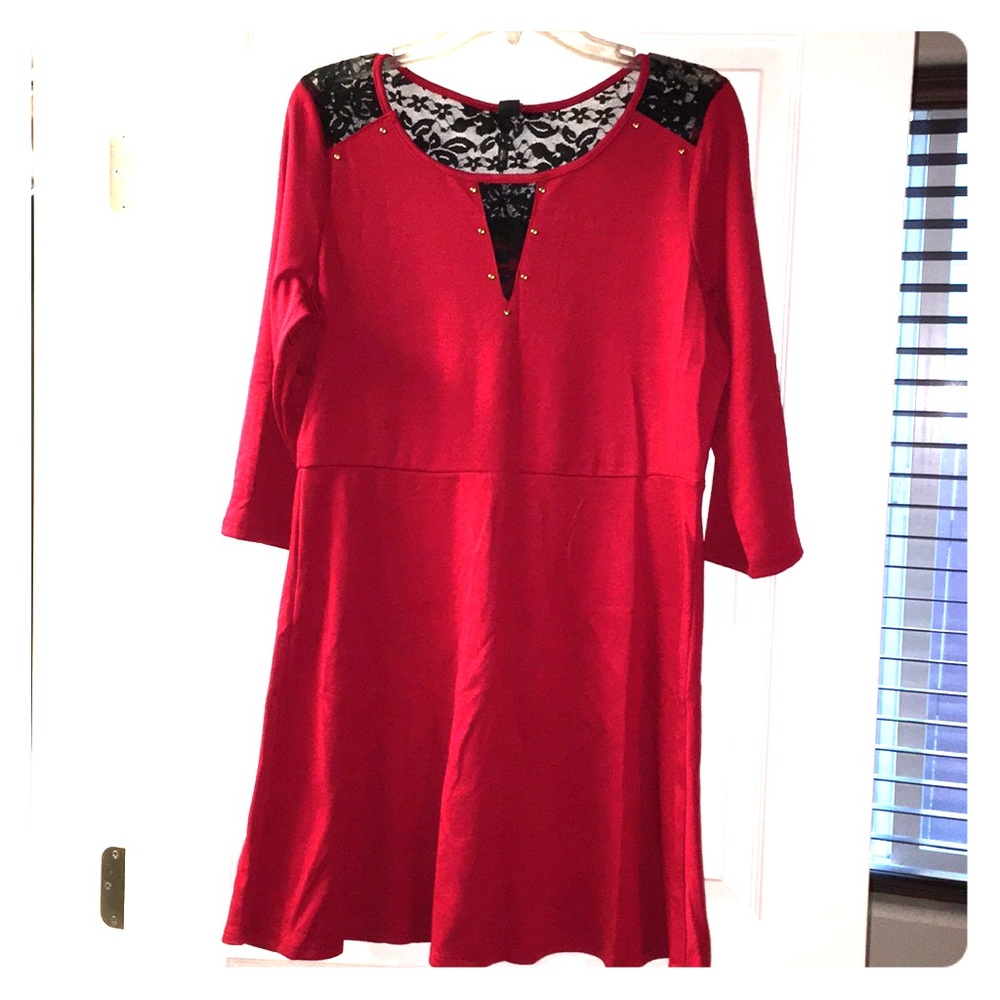 ⬇️ 🆕 •Rhapsody• Red mini Dress